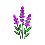 Lavender Floral Embroidery Design | Purple Wildflower Botanical Bouquet Pattern - SG19062608