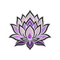 Purple Ombre Lotus Embroidery Design - Spiritual Chakra Motif SG31072676