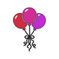 Birthday Balloons Embroidery Design Party Celebration Balloon Bundle Decor Art - SG20062604