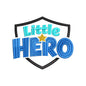 Little Hero Baby Quote Embroidery Design Shield Typography Star Nursery Art - SG20062606