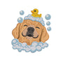 Golden Retriever Bath Time Dog Embroidery Designs - SG20102602