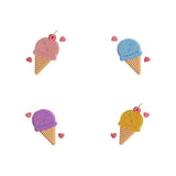 Ice Cream Summer Frame Embroidery Design Monogram Wreath - SG21052602