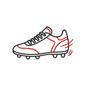 Sports Cleat Outline Embroidery Design Athletic Shoe Line Art Team Gear Logo - SG21062602