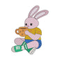 Cute Bunny Coffee Embroidery Design - SG22032603