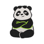Cool Panda Embroidery Design Funny Panda Sunglasses Cute Animal - SG22042602