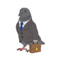 Business Pigeon Bird Embroidery Design | Funny Office Bird Animal for Shirts, Jackets & Tote Bags - SG22062602