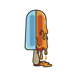 Melting Ice Cream Embroidery Design Dripping Popsicle - SG23042605