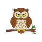 Cute Owl Embroidery Design Bird - SG23042609