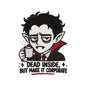 Dead Inside Corporate Vampire Halloween Embroidery Design - SG23072602