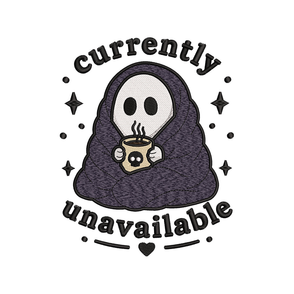 Currently Unavailable Halloween Ghost Embroidery Design - SG23072603