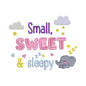 Small Sweet & Sleepy Embroidery Design - SG24032607