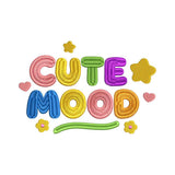 Cute Mood Embroidery Design - SG24032609
