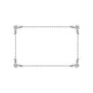 Floral Frame Embroidery Design Flower Border Rectangle Decorative - SG24042604