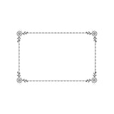 Floral Frame Embroidery Design Flower Border Rectangle Decorative - SG24042604