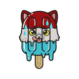 Melting Dog Ice Cream Embroidery Design Cute Puppy Popsicle - SG25042603