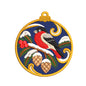 Christmas Bullfinch Ornament Embroidery Design - SG25102601
