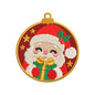 Santa Christmas Ornament Embroidery Design For Machine - SG25102602