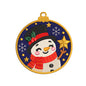 Christmas Snowman Ornament Embroidery Design - SG25102603