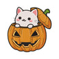 Cute Cat in Pumpkin Embroidery Design - SG260529