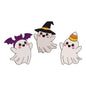Kawaii Halloween Ghosts Embroidery Design Set - SG260531