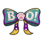 Boo Paw Print Halloween Bow Embroidery Design - SG260553
