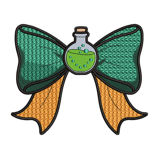 Witch's Potion Bow Embroidery Design - SG260554
