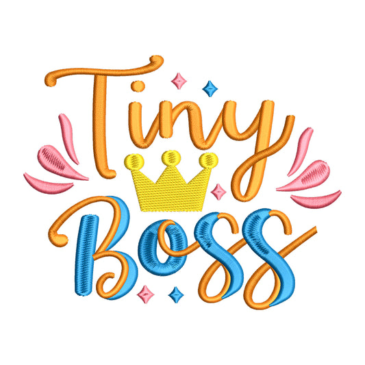 Tiny Boss Embroidery Design - SG26062408
