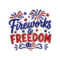 Fireworks and Freedom Embroidery Design 4th of July Patriotic Quote USA Independence Day - SG27042602