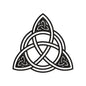 Ornate Celtic Trinity Knot Embroidery Design - Sacred Geometry Symbol SG31072697