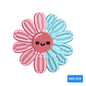 Cute Blue Spring Flower Mini Embroidery Design Tiny Smiling Floral Kawaii - SG29032601