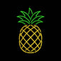Pineapple Embroidery Design Summer Tropical Fruit - SG29052602