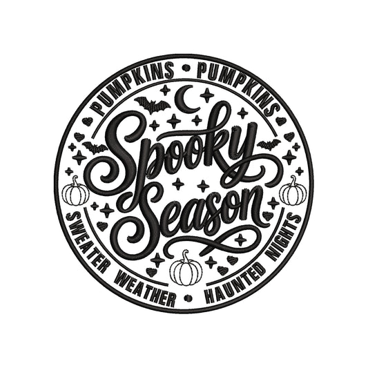 Halloween Spooky Season Embroidery Design - SG29072601