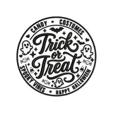 Halloween Trick Or Treat Embroidery Design - SG29072602