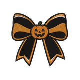 Halloween Pumpkin Bow Embroidery Design - Spooky Cute Motif SG31072699