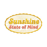 Sunshine State of Mind Retro Embroidery Design - SG30050105