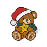 Christmas Teddy Bear Machine Embroidery Design - SG30092603
