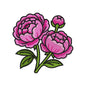 Pink Peony Embroidery Design - Floral Spring Flower Motif SG31072603