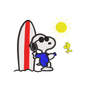 Summer dog embroidery designs - 320013