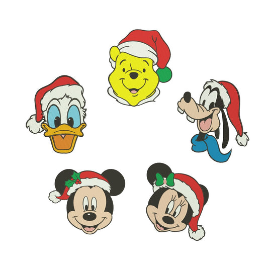 Christmas embroidery bundle cartoon characters