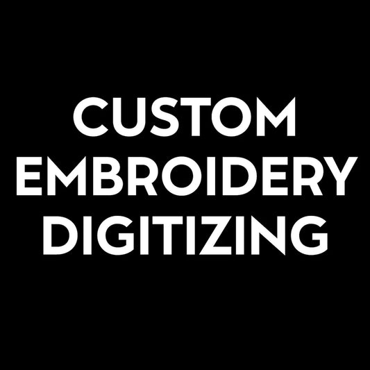 Custom embroidery digitizing